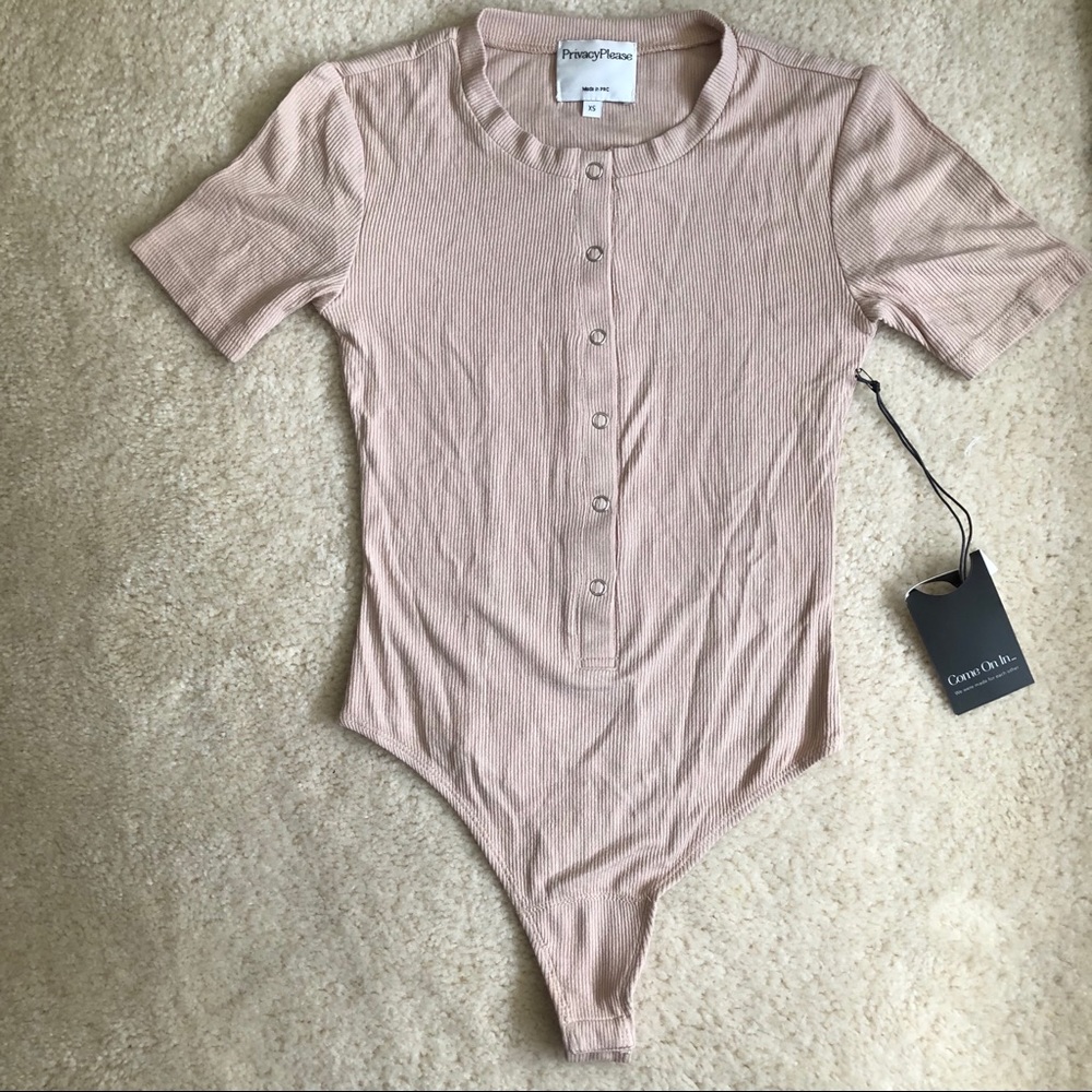 pink bodysuit